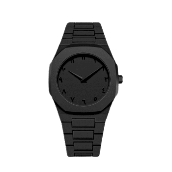 Phantom Black Edition – Arabic Dial Quartz Watch for Men | Lightweight & Elegant Premium Wristwear by Ooyestore