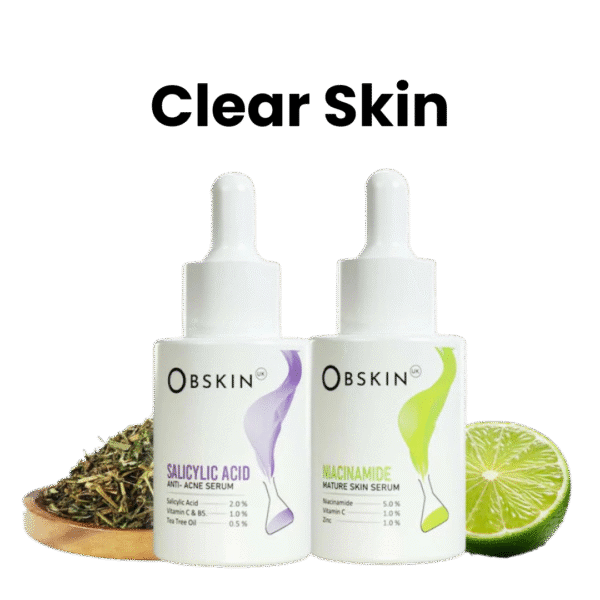 ObskinUK Clear Skin Duo – Blemish Control + Youth Boost (30ml x 2)