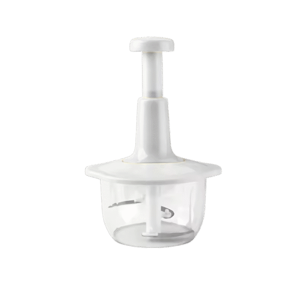 Ooyestore™ Hand Push Chopper – 1.5L Multi-Function Food Grinder, Slicer & Whisk (Random Color)