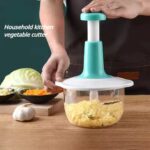 Ooyestore™ Hand Push Chopper – 0.7L Multi-Function Food Grinder, Slicer & Whisk (Random Color) - Image 3