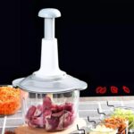 Ooyestore™ Hand Push Chopper – 0.7L Multi-Function Food Grinder, Slicer & Whisk (Random Color) - Image 5