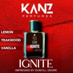 KANZ Ignite – Eau de Parfum for Men (Inspired by Dunhill Desire) - Image 2