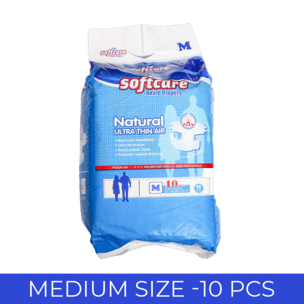 SoftCare Adult Diapers – Maximum Comfort & Protection (Medium, Large, X-Large, 10 pcs)