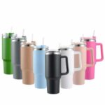 Stanley 40 Oz Leak-Proof Quencher Tumbler – Hot & Cold Travel Mug with Straw (Random Colors, With Box) - Image 4