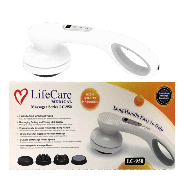 Life Care LC-950 Pro Body Massager – Long Handle, Deep Relief