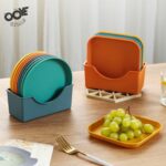 10 PIECES CREATIVE PLATE SET | Elegant Unbreakable Bone Dish - Image 4