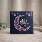 Elegant Crescent Moon Eid Mubarak Envelope - Image 2
