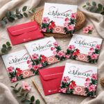 Floral Eid Mubarak Arabic Tilkki Envelope - Image 4