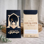 Black & Gold Arabic Eid Mubarak Premium Eidi Envelope – Exclusive Luxury Cash Gift Cover - Image 4