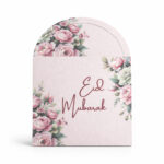 Pastel Pink Rose Eid Mubarak Envelope – Romantic Floral Eidi Money Cover