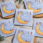 Moon & Lantern Eid Mubarak Eidi Envelope – Festive Cash Gift Cover - Image 4
