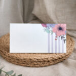 Minimal Floral Stripe Premium Envelope - Image 2