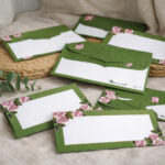 Green Floral Frame Premium Card Envelope - Image 4