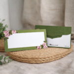 Green Floral Frame Premium Card Envelope - Image 3