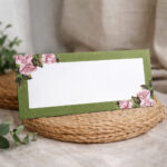 Green Floral Frame Premium Card Envelope - Image 2