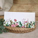 Minimal Floral Stripe Premium Envelope - Image 2