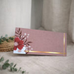 Pink & Gold Floral Premium Card Envelope - Image 2
