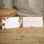 Royal Orange Floral Premium Card Envelope - Image 3