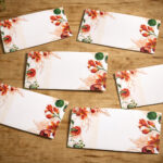 Royal Orange Floral Premium Card Envelope - Image 4