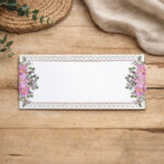 Premium Pink Lily Floral Sound Card Envelope - Image 2