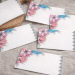 Artistic Watercolor Floral Premium Envelope (10 Pcs) - Image 4