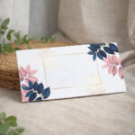 Elegant Pastel Leaf Frame Premium Sound Card Envelope - Image 4