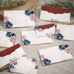 Elegant Pastel Leaf Frame Premium Sound Card Envelope - Image 3