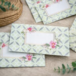 Pastel Geometric Floral Designer Sound Card Envelope (Pack of 10) - Image 4