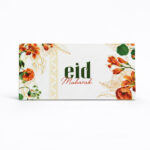 Elegant Floral Gold Accent Premium Eid Envelope (10PCS)