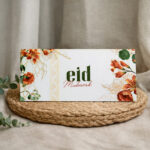Elegant Floral Gold Accent Premium Eid Envelope (10PCS) - Image 2