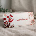 Classic Red Floral Premium Eid Envelope - Image 2