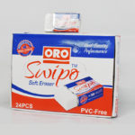 ORO SWIPO Box of 24 Pcs Soft Erasers
