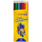 Shark CPH-12 Hexagonal Full Size 12 Colour Pencils - Image 3
