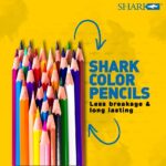 Shark Color Pencils Set of 24 Colors - Image 6